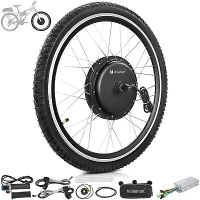 Voilamart 48V 26  Electric Bicycle Bike Conversion Kit E-Bike Front Wheel Motor • £149.99