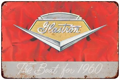 1966 Glastron Boats Vintage Look Reproduction Metal Sign 8 X 12 • $21.95