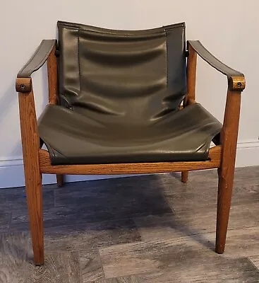 $685.36 • Buy Mid-Century Modern Grey Safari Sling Back Chair ***LOCAL PICKUP ONLY***