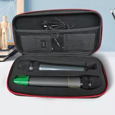 Microphone Storage Case EVA For Handheld Microphone Water Resistant Zipper • $17.06