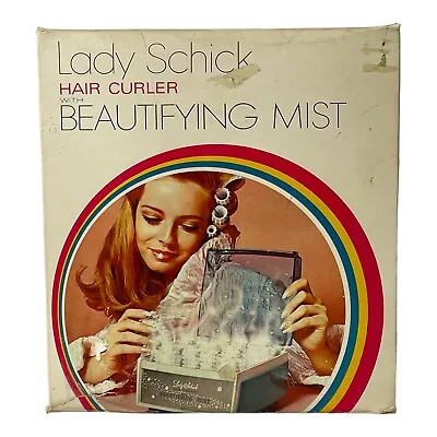 Vintage Lady Schick Hair Curler With Beautifying Mist Model 70 Complete W/box • $80.84