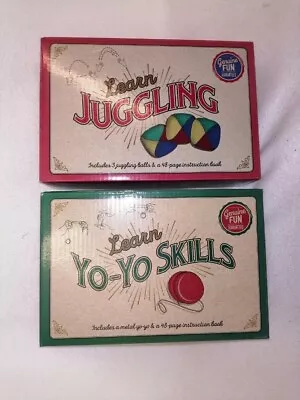 Learn To Juggle & Yo-Yo - Skills Game Twin Pack  - Juggling Balls & YoYo Skills  • £8.99