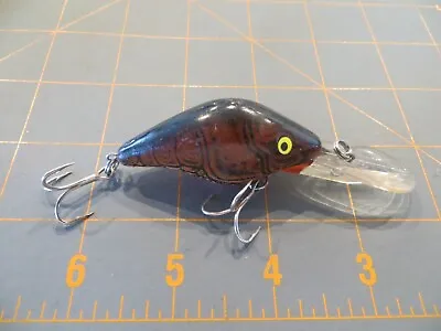 Vintage Tom Mann Deep Razorback - Crawfish Orange Belly - 3 1/4 Inch • $6.50