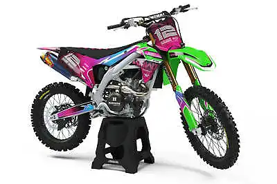 Kawasaki MX Motocross Graphics Kit - Disco • £42.95