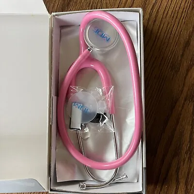 MD One MDF777 Adult Stainless Steel Dual Head Stethoscope Think Pink • $21.99