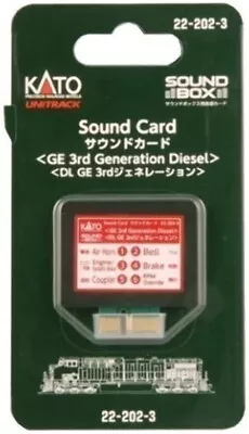 $30.95 • Buy Kato 22-202-3 Dsl Sound Card P42/C44-9W 3rd Gen