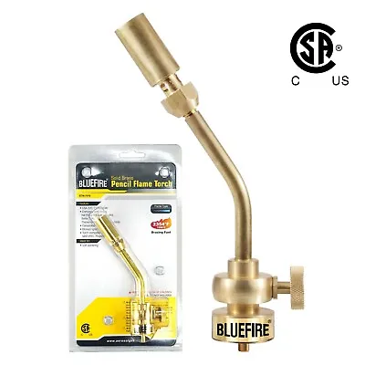 BLUEFIRE Full Metal Brass Pencil Flame Gas Welding Torch Head MAPP MAP Propane • $16.79