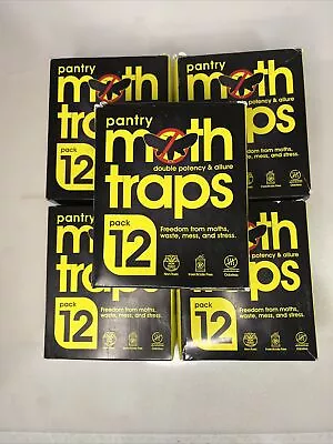 5 - 12 Pack Pantry Moth Traps-non Toxic Insecticide Free Odorless- Glue Traps • $20
