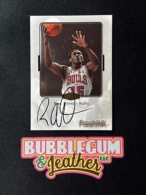 1999-00 Flair Showcase Fresh Ink Metta World Peace Ron Artest Rookie Auto RC • $19.99