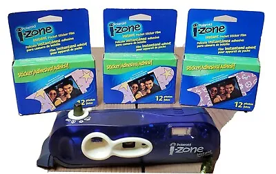 £48.65 • Buy Poloroid I-Zone Instant 35mm Camera With 3 Packs Of Instant Sticky Film 