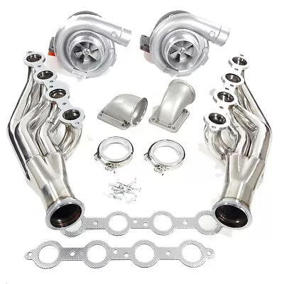 T4 AR.80/.96 Turbo+Manifold+Elbow Adapter For LS1 LS2 LS3 LS6 LSX V8 1000+HP • $770.79