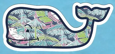 New Authentic Vineyard Vines Beach Hut Whale Sticker Decal   • $3.29