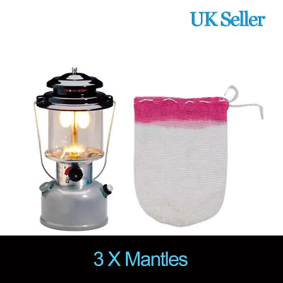 3 X Lamp Mantles To Fit Coleman Lantern Gas Lanterns Etc Smaller Size • £2.99