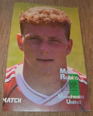 Mark Robins Signed Magazine Photo Autograph Man Utd Manchester United • £4.99
