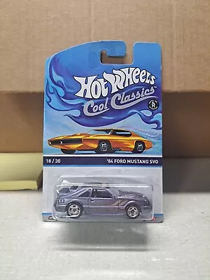 Hot Wheels 2014 Cool Classics Specrafrost '84 Ford Mustang SVO Orange Car Card W • $15