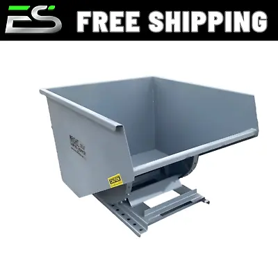 2 Yd Wright Self Dumping Hopper-trash-recycling Hopper-dumpster-free Shipping • $1584