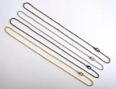 Antique Bronze/ Silver Tone/ Gun Metal/ Gold Plated Fine Meta Chain/ Necklace • £2.65