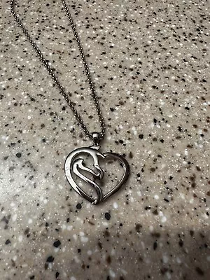 Montana Silversmith Horse Within Heart Necklace • $13.50