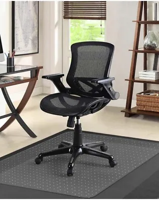 Azadx Office Chair Mat For Carpeted Floor 90x120 Cm 3 X4  Clear Low No Pile... • £19.99