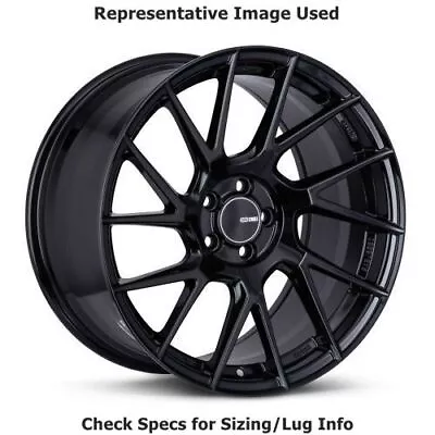 Enkei 507-880-4445BK TM-7 18 X8  Wheel 5x112 Bolt Pattern - Gloss Black NEW • $178.06