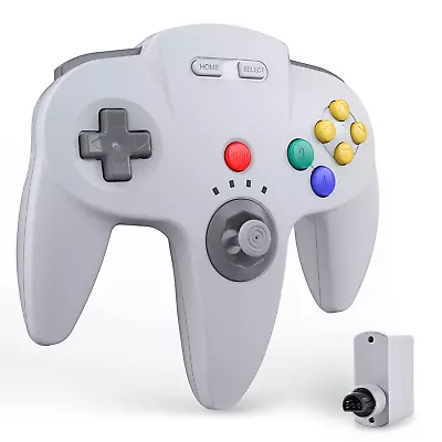 2.4G Wireless N64 Controller Gamedpad W/Rumble Pak For Nintendo 64 Video Game • $26.95