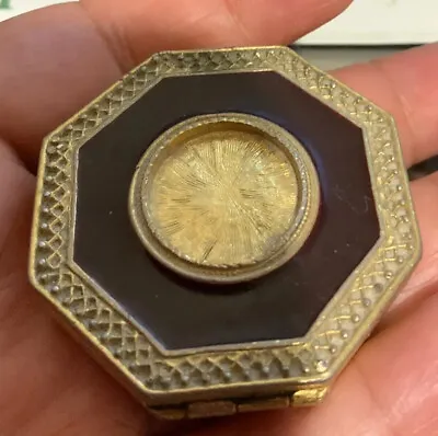 $12 • Buy Ciara Vintage Solid Perfume Gold-Tone Compact Empty Collectible