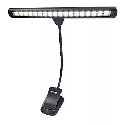 Extra Wide Clip-On Music Stand Orchestra Light- 18 LED Rechargeable USB • $32.95