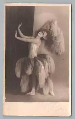 $39.99 • Buy Nightclub Can Can Dancer In Costume RPPC Antique VIENNA Austria Studio Photo 20s