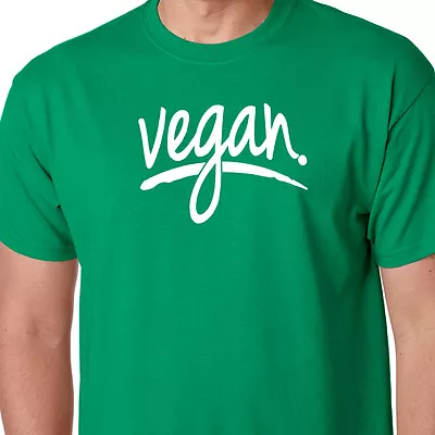 VEGAN Vegetarian Love Animal Organic Eating Clean Diet Healthy Lifestyle T-Shirt • $12.95