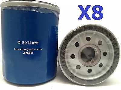 8X Oil Filters Suits JMANN-FILTER W610/9 // Z432 • $32