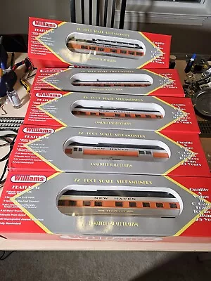 Williams O-scale New Haven Nynh&h 72’ Streamliner 5-car Passenger Set Mayflower • $150