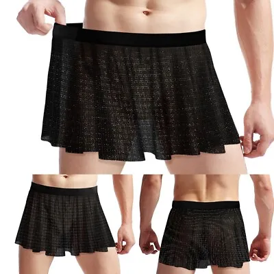Men Underwear Brief For Al Seasons Skirt Soft Solid 1pc Thong Lingerie • $11.43