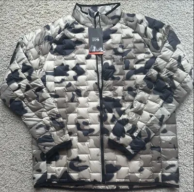 NEW Mens Mountain Hardwear Down Jacket Camo Size XL 650 Fill • $79.99