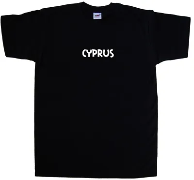 £8.99 • Buy Cyprus Text T-Shirt