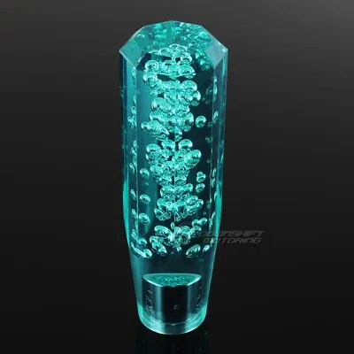 JDM Octagon Crystal VIP Style Manual  Shifter Shift Knob 150mm TEAL Universal C • $19.99