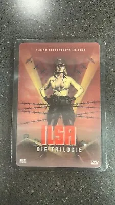 Ilsa Trilogy XT Videos OOP Region B German 3-Disc DVD Steelbook SEALED • $59.95