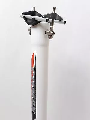 Mr-ride 135g30.9x350mm Climax SP02C 3K Gloss Carbon Seatpost Road MTB White • $86