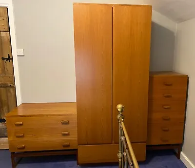 G Plan Double Wardrobe With Drawer • £345