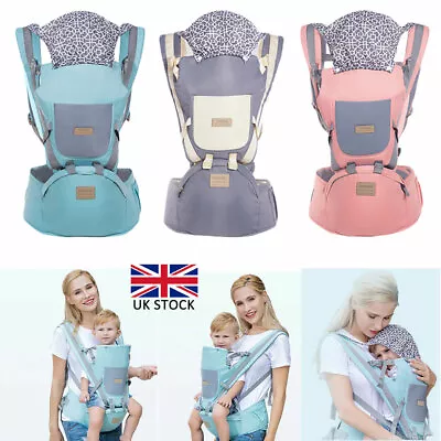 £20.59 • Buy 1x Ergonomic Infant Baby Carrier With Hip Seat Adjustable Wrap Sling Backpack UK