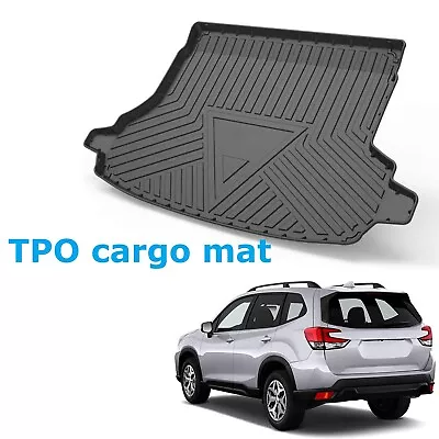 Car All Weather Rear Floor Mats Cargo Liner For 2019-2023 Subaru Forester • $43.66