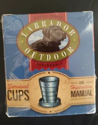 Labrador Outdoor Survival Cups & Hydration Manual Kit Sealed New Novelty Gift • $9