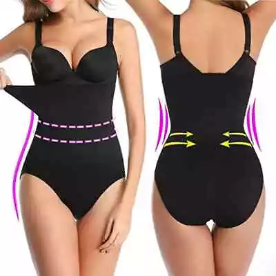 Women's High Waist Shaping Panties Breathable Body Shaper Slimming Tummy Panty • £4.98