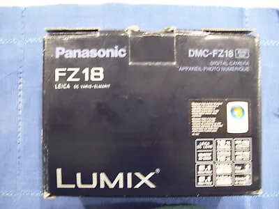 LUMIX PANASONIC DMC-FZ18 DIGITAL CAMERA- 8.1Mps - 18X OP ZOOM -LEICA LENS- JAPAN • $75