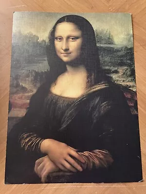 Vintage Leonardo Da Vinci  Mona Lisa  Textured Art Print • $15