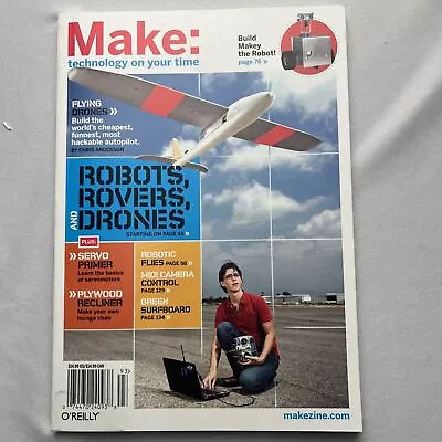 MAKE:TECHNOLOGY ON YOUR TIME MAGAZINE/ Vol 19 Autonomous RobotsMakey The Robot • $9.61