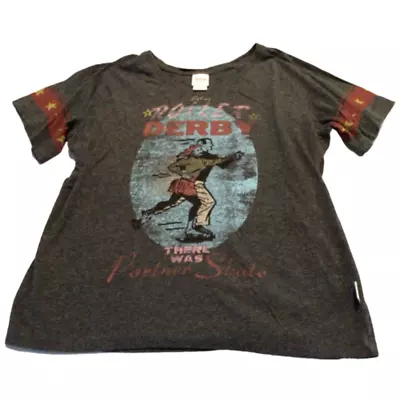 Mossimo Supply Co. ~ Women's Gray Short Sleeve Graphics T-Shirt ~ Size XS • $10