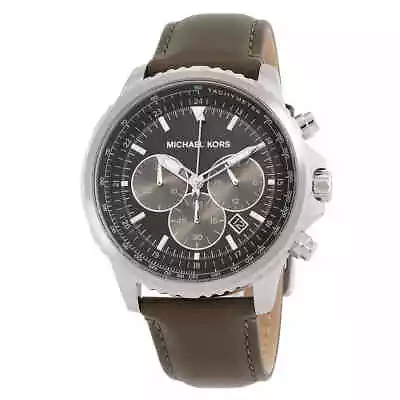 Michael Kors Cortlandt Chronograph Quartz Black Dial Men's Watch MK8985 • $76.98