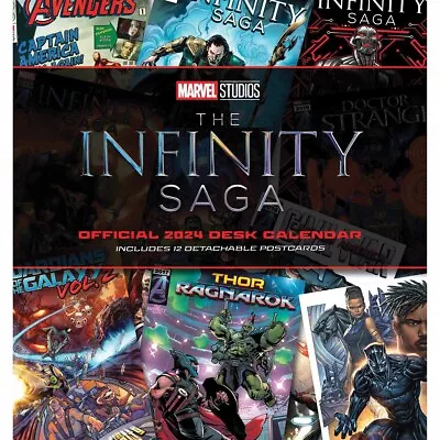 Disney Marvel Studios Infinity Saga Desk Calendar  2024 - Entertainment • £6.98