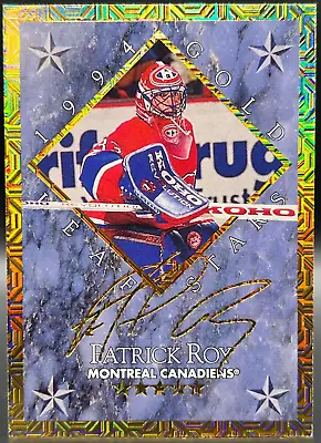 1994 Gold Leaf Stars Patrick Roy Mike Richter 3564/10000 NM+ Rangers Canadiens • $24.99