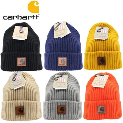 £10.59 • Buy Carhartt Beanie Hats Knitted Soft Cap Warm Winter Adults Women Men Unisex Gifts